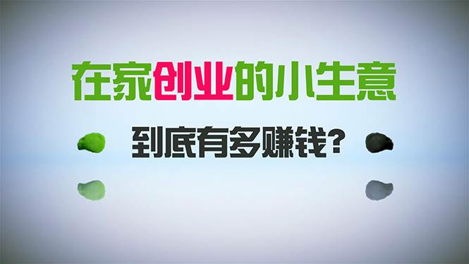 在家创业，日引300+创业粉，一年收入30万，闷声发财的小生意，比打工强-2Y资源