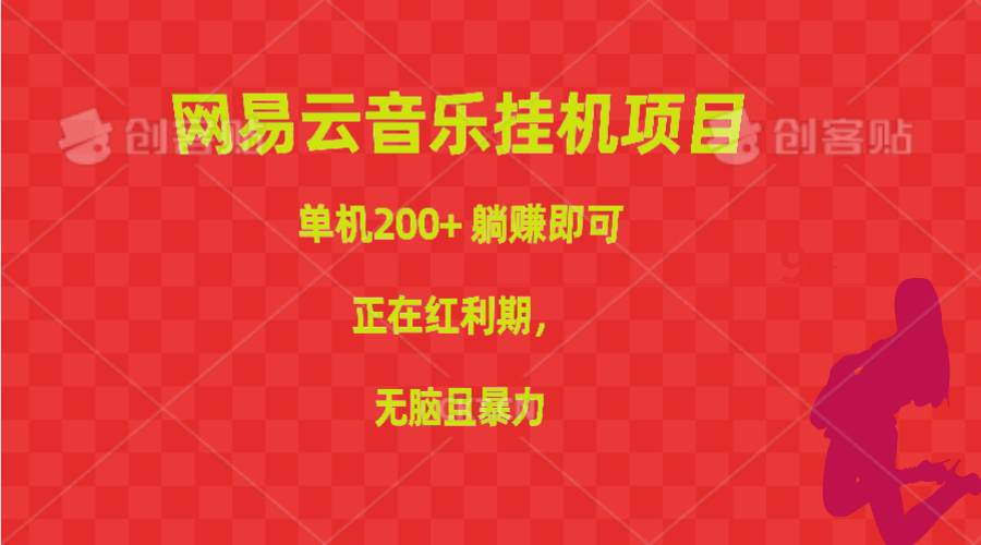 网易云音乐挂机项目，单机200+，躺赚即可，正在红利期，无脑且暴力 - 2Y资源-2Y资源