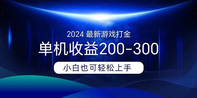 2024最新游戏打金单机收益200-300-2Y资源