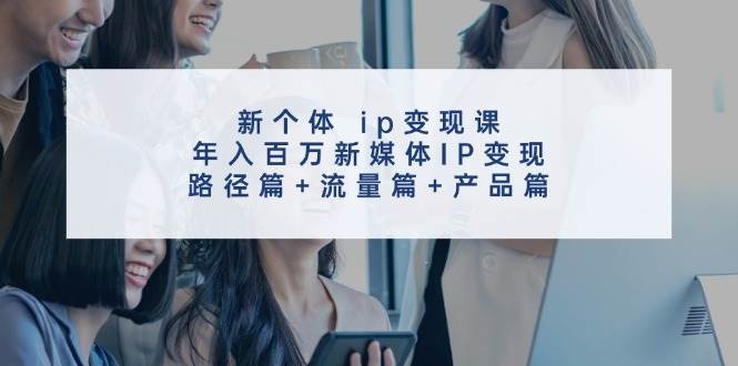 新个体 ip变现课，年入百万新媒体IP变现，路径篇+流量篇+产品篇-2Y资源